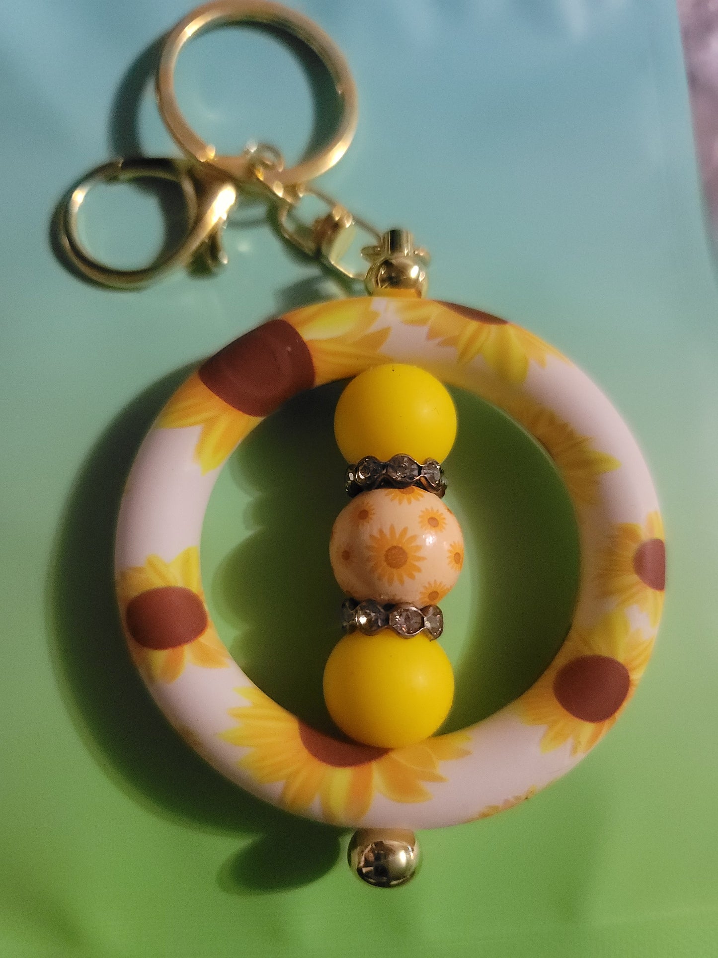 Sunflower Keychain