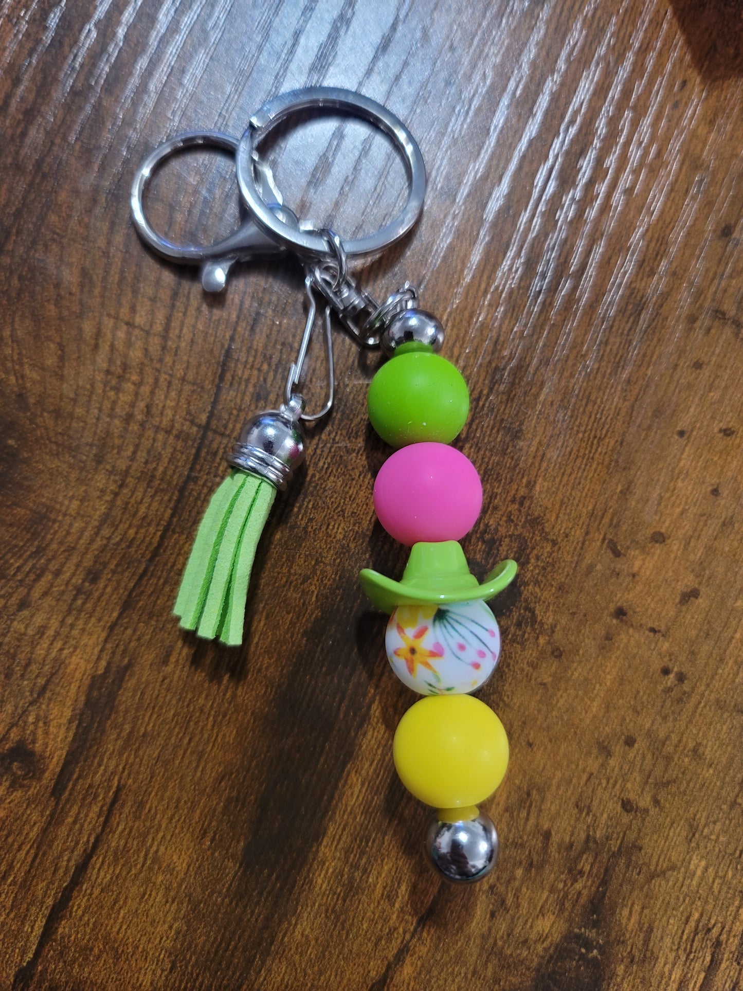 Green Hat Keychain