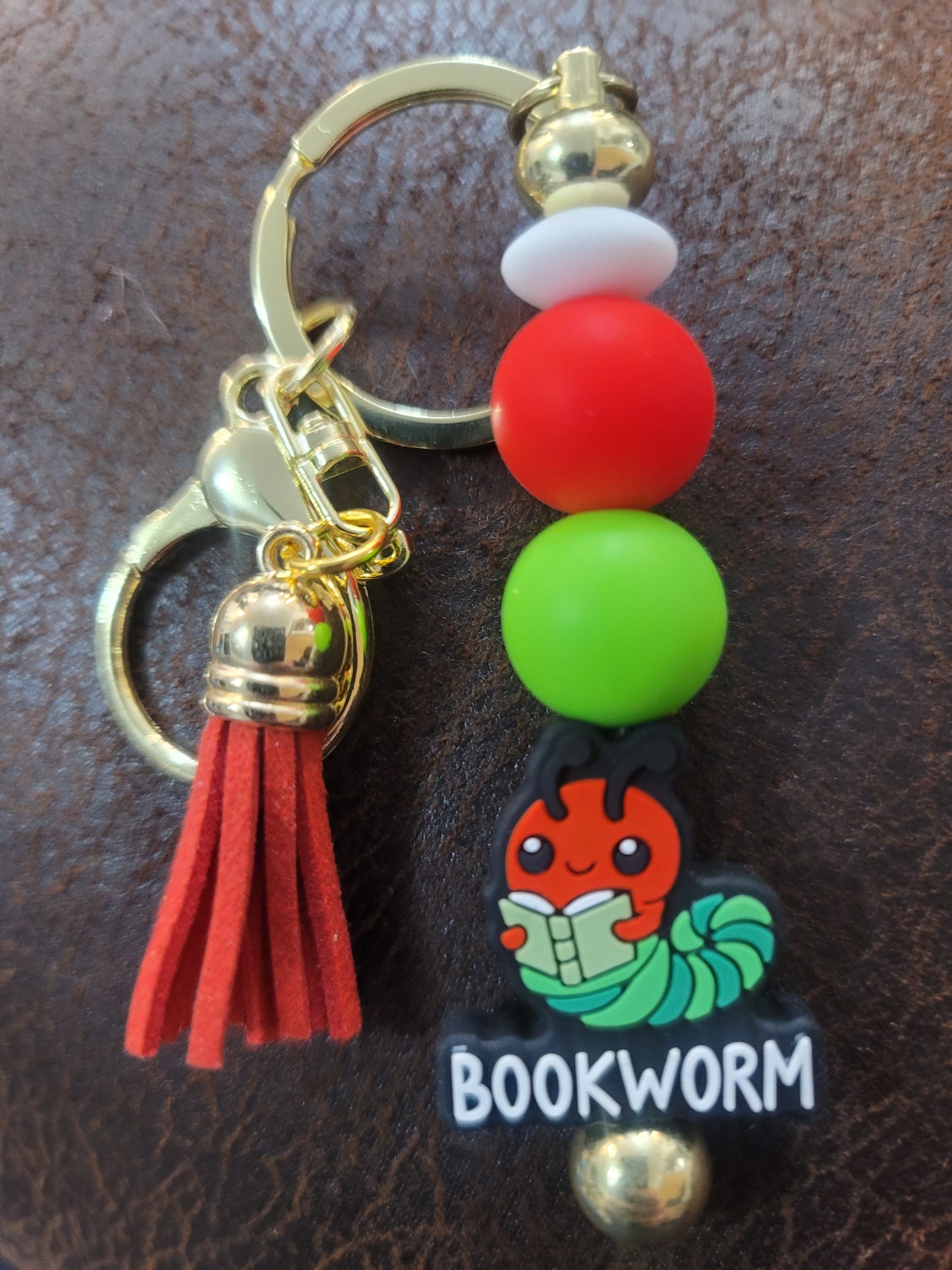 Bookworm Keychain